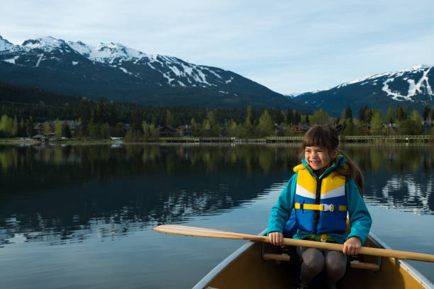 istock Girl experiencing nature in a canoe 1156711495