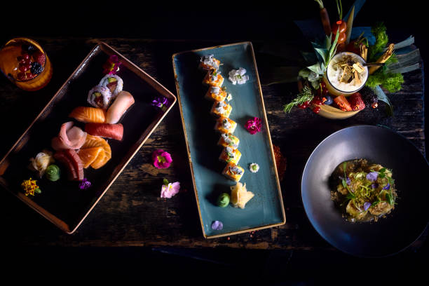 istock Asian food plates variety 1156718164