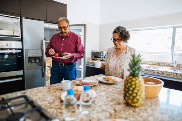 istock Eating fruits and vegetables for breakfast in Mexico. 1156718482