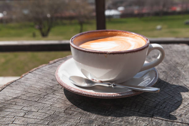istock Cappuccino. Cup of coffee with milk foam 1156721149