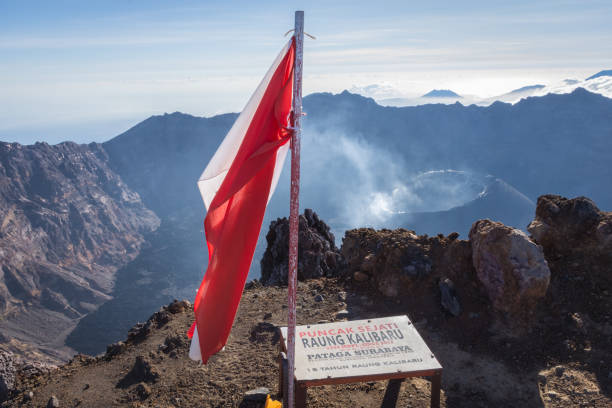 istock A view from 'Puncak Sejati' (3,344m) and its Caldera. Raung is the most challenging of all Java