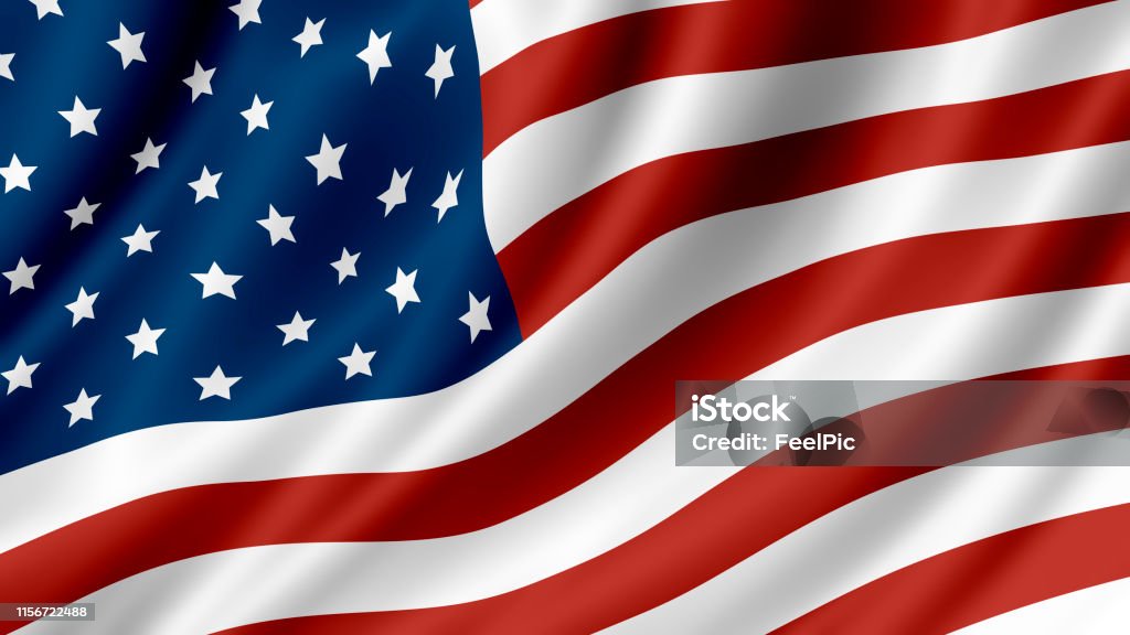 USA or American flag background American Flag Stock Photo