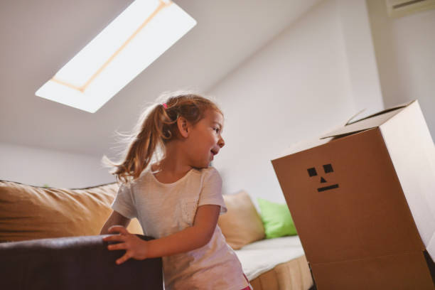 istock Dad pretends to be a robot 1156724133
