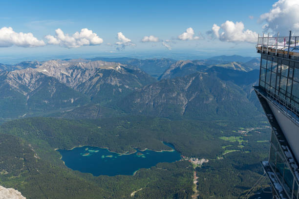 추그슈피체 주 - zugspitze mountain bavaria lake mountain 뉴스 사진 이미지