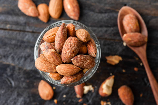 istock heap of almonds 1156728822