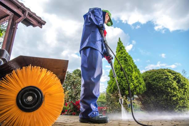istock Cleaning Residential Driveway 1156731253