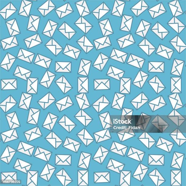Seamless Vector Envelopes Pattern Lettersmail Post Background For ...