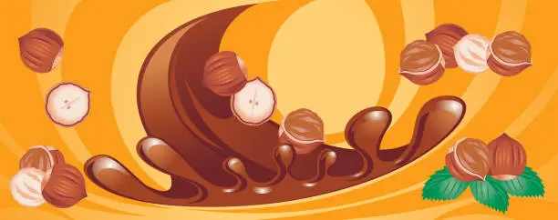 Vector illustration of nut