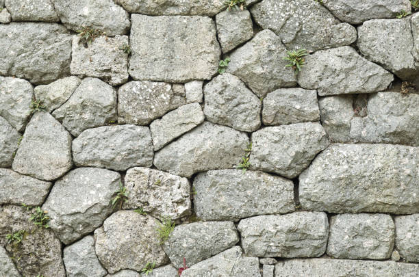istock Ancient stone wall closeup in Greece 1156743678