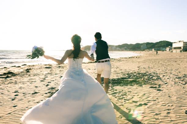 istock Beautiful bride and groom 1156744472