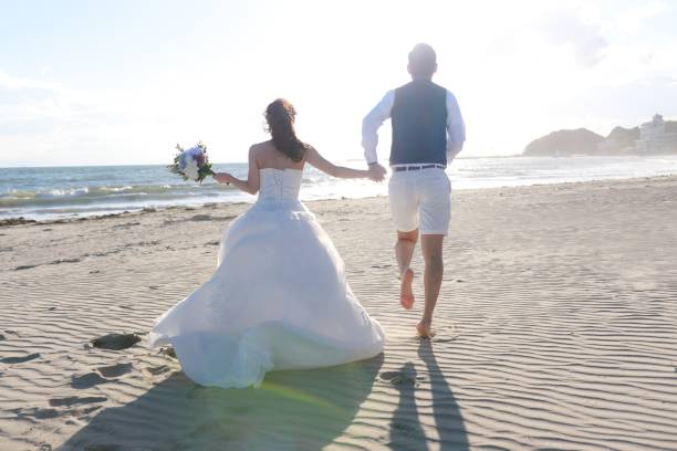 istock Beautiful bride and groom 1156744571