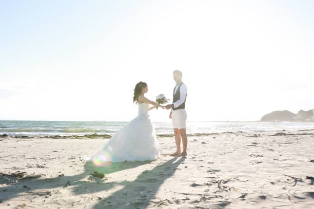 istock Beautiful bride and groom 1156745395