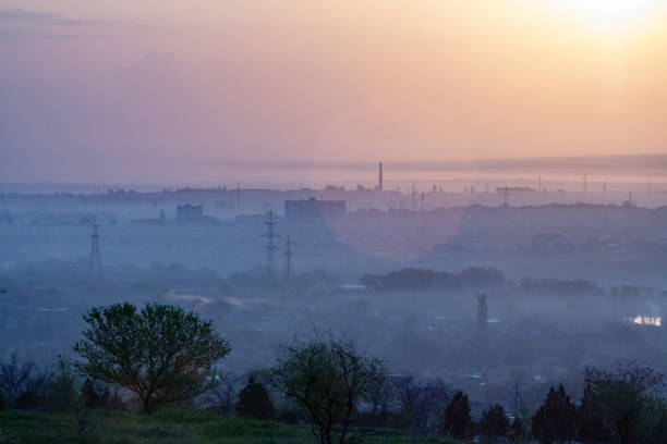 istock Beautiful soft sunrise on the river 1156751021