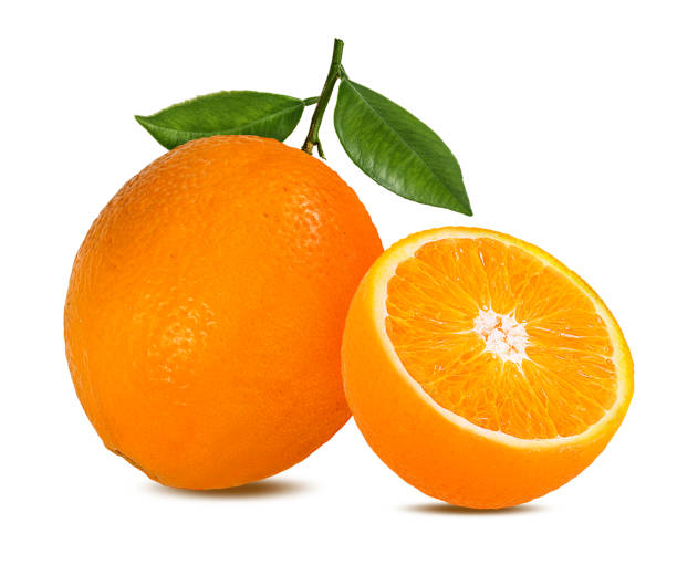 istock Orange isolated on white background with clipping path 1156760995