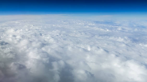 istock The beautiful cloudscape with clear blue sky. 1156764361