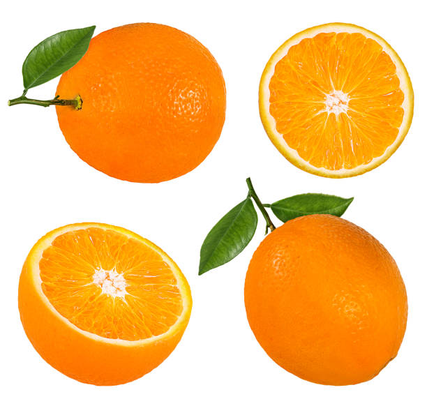 istock Orange isolated on white background with clipping path 1156768019