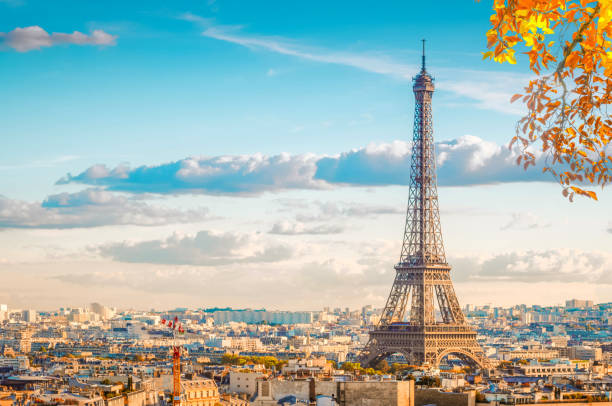 istock eiffel tour and Paris cityscape 1156769800