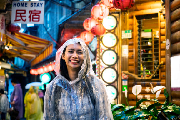 Portrait in the rain