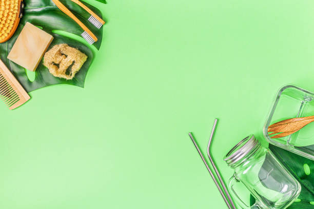 istock Glassware and personal care items 1156783399