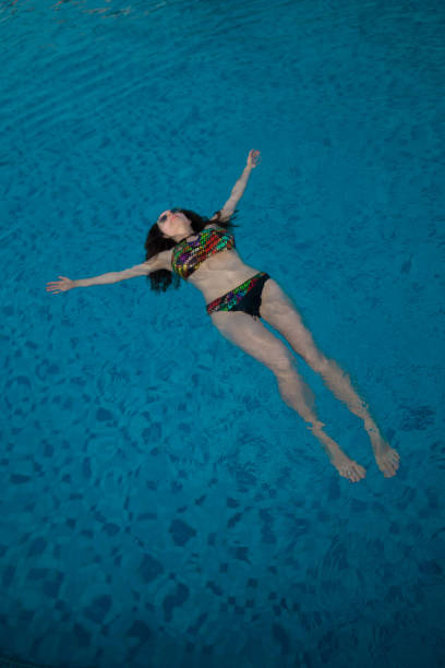 istock UAE. Woman, swimming pool, relax 1156787641