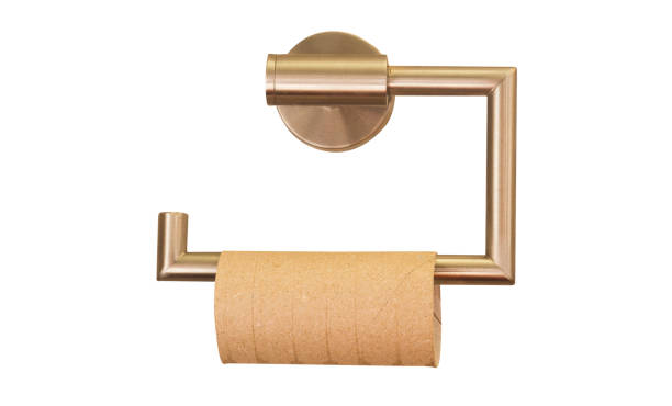 istock empty roll of toilet paper in the bathroom 1156789811