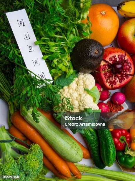 Foto de Fundo Elevado Dos Alimentos Da Fibra Leigo Lopes e mais fotos de stock de Alimentação Saudável - Alimentação Saudável, Antioxidante, Baga - Parte de planta