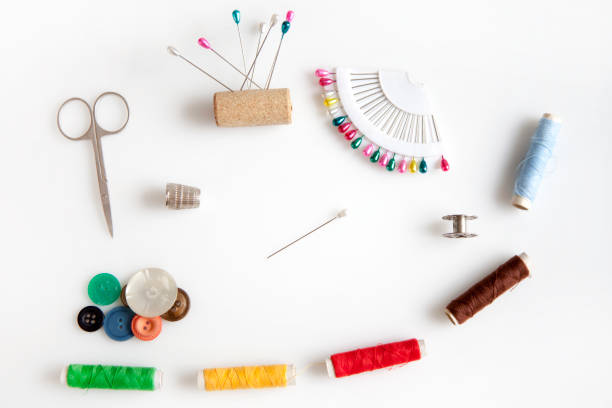 istock Closeup View of a Needle and Thread 1156800947