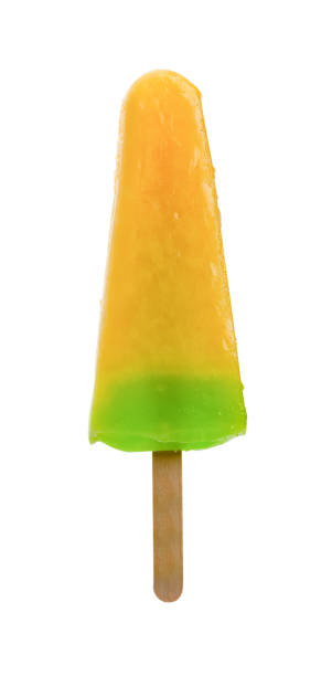 istock fresh popsicle like a pineapple slice on a white background with clipping path 1156810489
