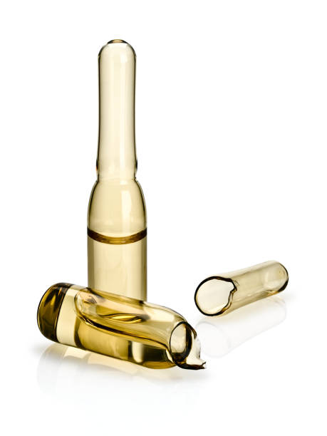 istock The open and whole ampoules with a medical preparation 1156813802