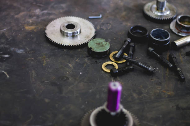 istock Gear and machine parts 1156814713