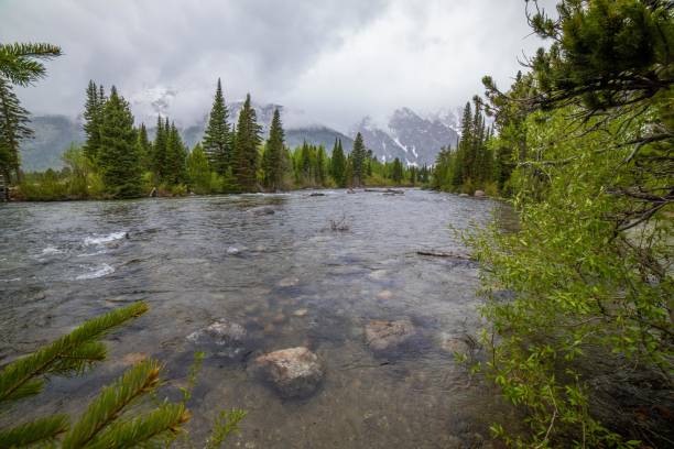 istock Grand Tetons on a cloudy day 1156817200
