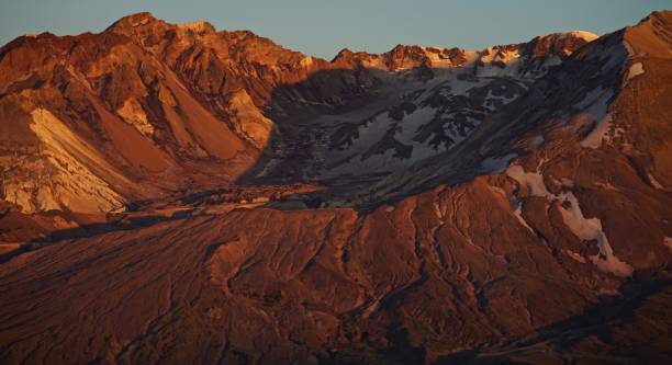 The Famous Crater Lit Up