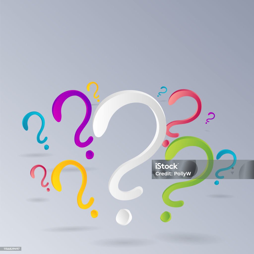 Colorful Questions. Sign Question Signs Colorful Vector Illustration Problem And Priority ...