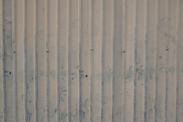 istock Old zing wall,background of peeling paint and rusty old metal.zinc wall texture pattern background rusty corrugated metal old decay. 1156836896