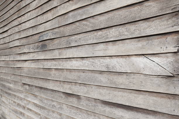 istock Old wood fence plank texture and background, 1156837440