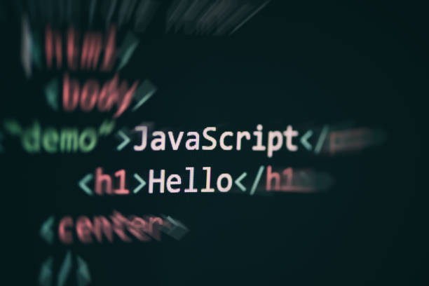 javascript code langage informatique programmation internet composants d'éditeur de texte écran d'affichage - javascript photos et images de collection