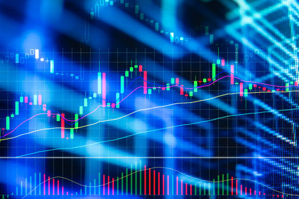 istock Stock exchange market or forex trading graph analysis investment indicator / Business graph charts of financial board technology 1156837656