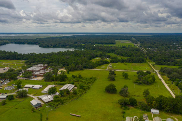 istock Drone photo Gainesville Florida USA 1156838598