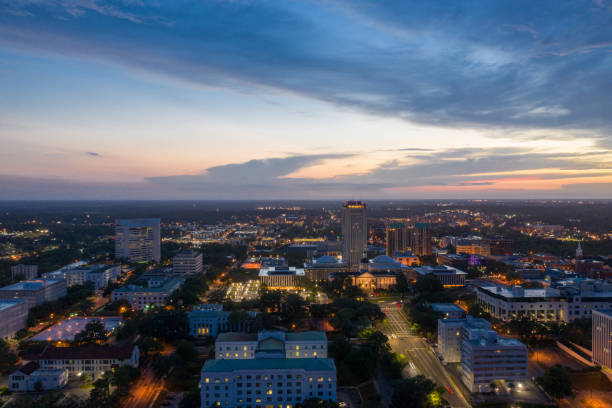 istock Aerial photo Downtown Tallahassee Florida State Capitol 1156838749