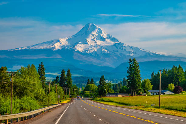 istock Clear Skies Over Mount Hood in Oregon 1156844161