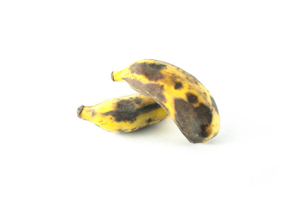 istock Ripe cultivated banana  isolated on white background 1156846146