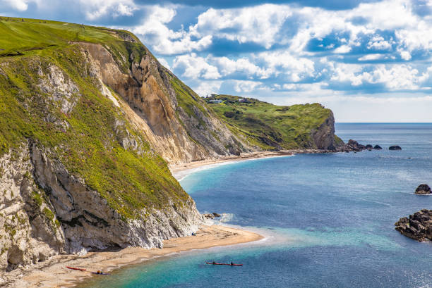 istock Amazing  White Cliffs of Jurassic Coastline Dorset England 1156848846