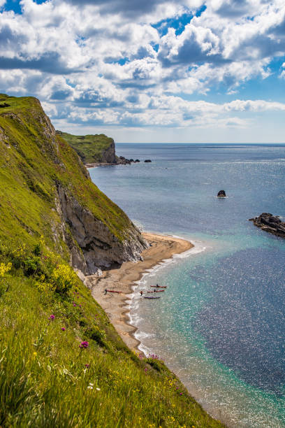 istock Amazing  White Cliffs of Jurassic Coastline Dorset England 1156848856