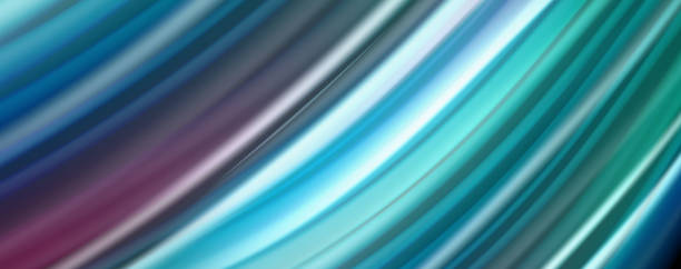 istock Flowing liquid colors - modern colorful flow poster. Wave liquid shapes. Art design for your design project 1156849884