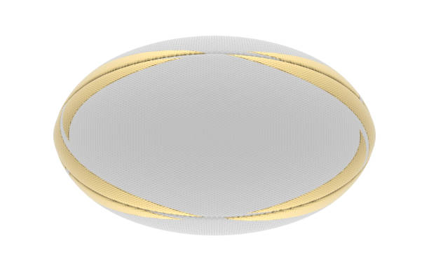 istock Rugby Ball Gold Design 1156854902
