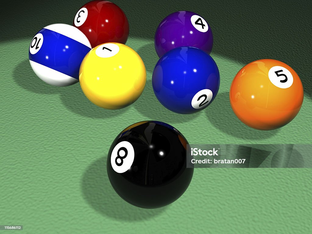 Boules de billard - Photo de Balle ou ballon libre de droits