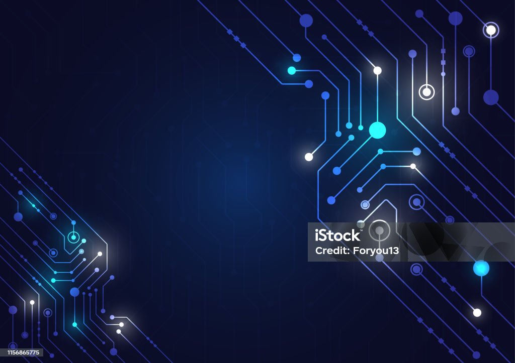 High Technology Graphics High Tech Technology Geometric Stock Illustration - Download Image Now ...