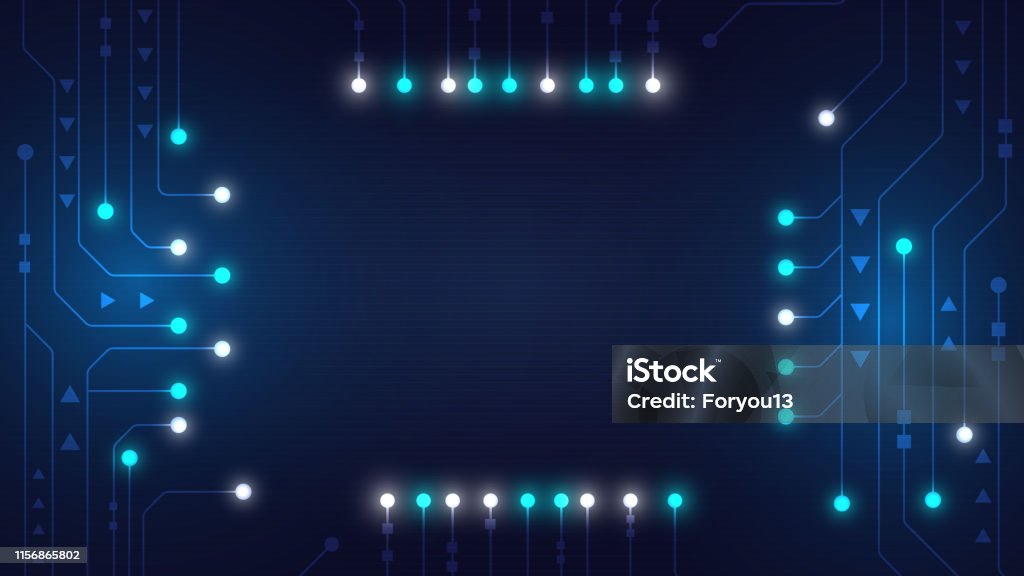 High Technology Graphics High Tech Technology Geometric Stock Illustration - Download Image Now ...