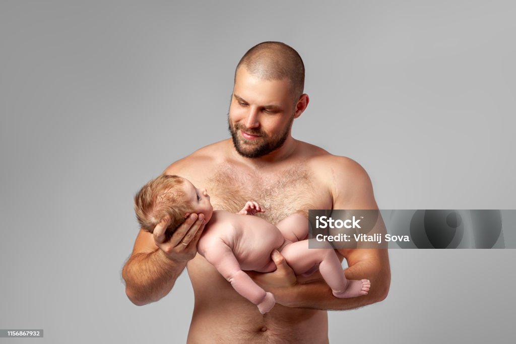 Retrato de un bebé recién nacido - Foto de stock de Abstracto libre de derechos