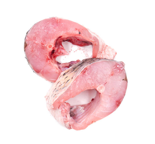 istock fish fillet isolated on white background. 1156870513
